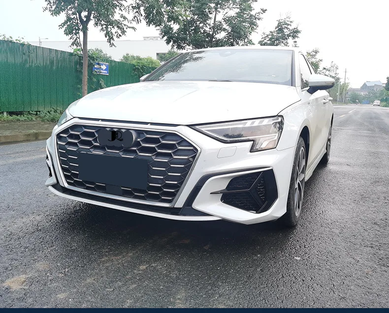 Fit for  21-22 models of AUDI A3 honeycomb fog lamp frame grille lower bar net dedicated front face wholesale modification acce