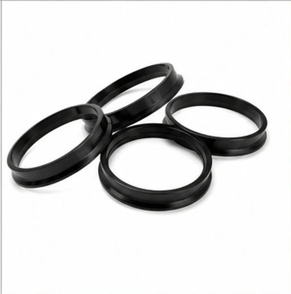 4Pcs Car Wheel Hub Rings 67.1-56.1mm Hub Centric Rings Plastic Bore Adapters Center Bore Adapter for Vibration Reduction