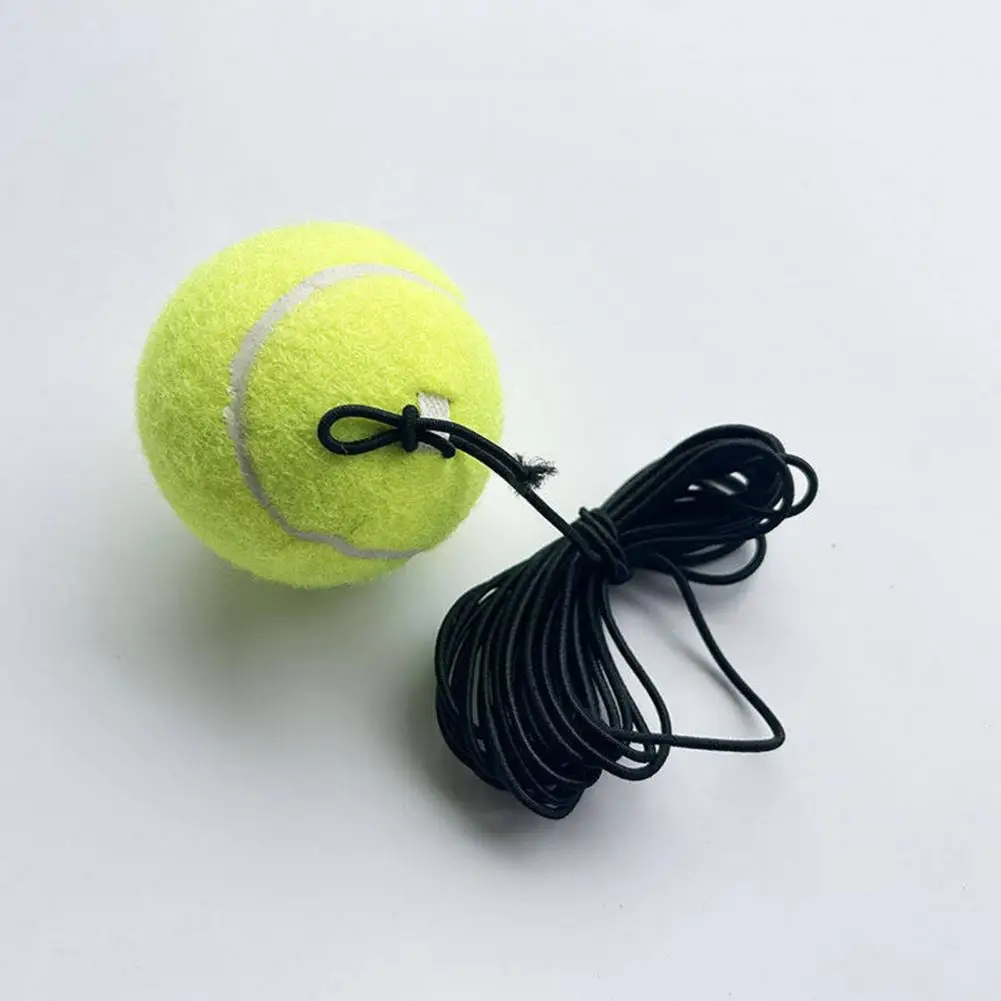 Set di rimbalzo per Tennis da Tennis con cordino elastico per adulti strumento di allenamento per bambini con 2 palline da Tennis per auto