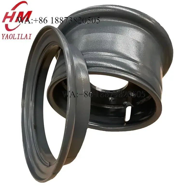 for 3ton Forklift Steel Wheel Rims 5.00F-10 10 Inch Split 2pcs for 650-10 New Condition