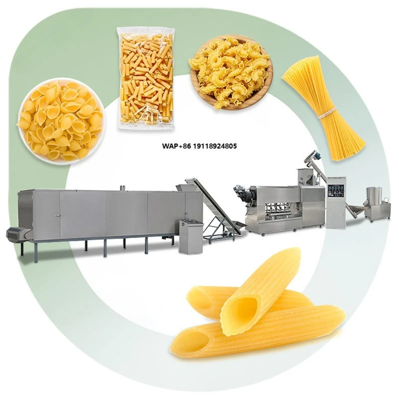 Rice Noodle Pasta Macaroni Dough Italian Commercial Industry Single Screw Extruder Make Production Machine