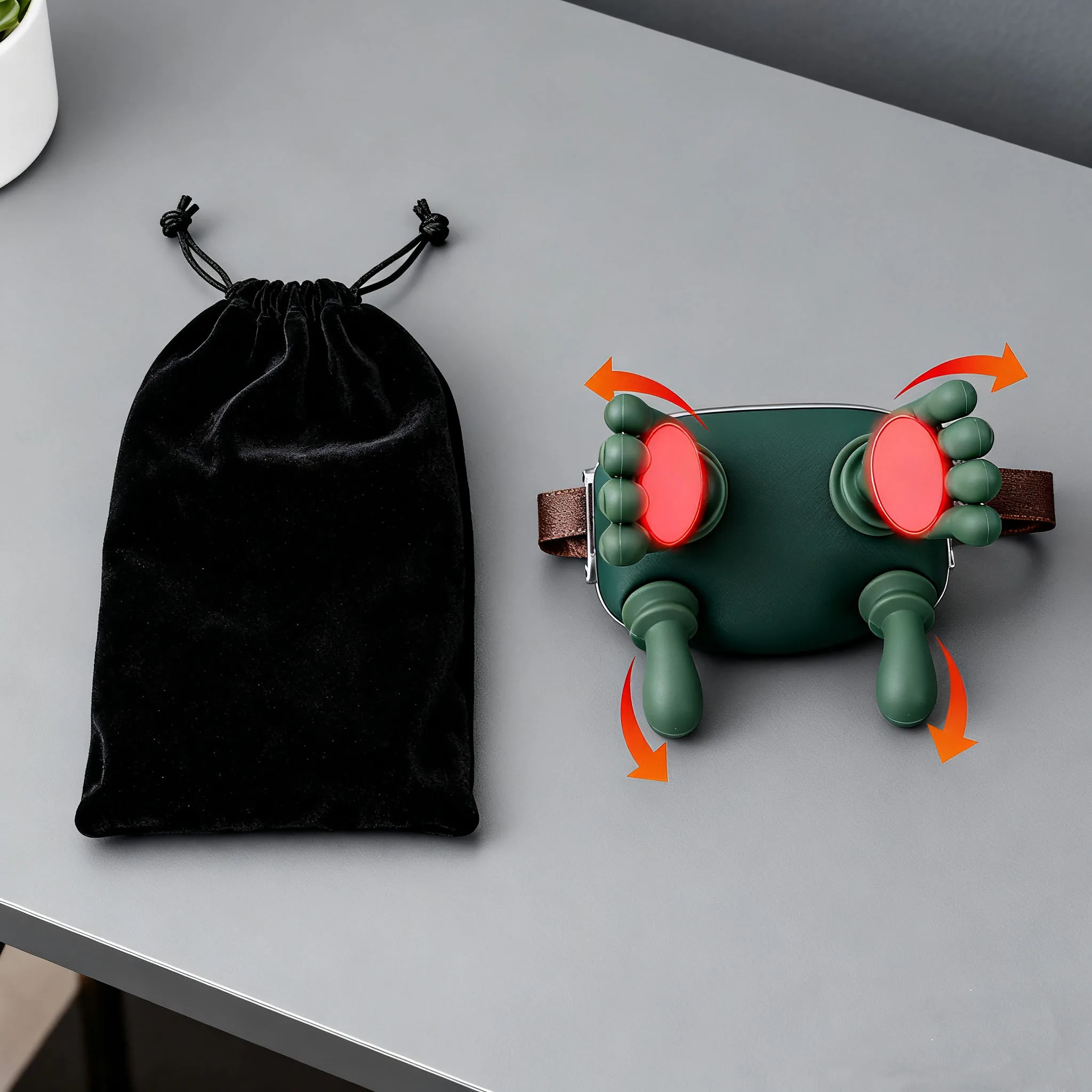 

Массажер для шеи и плеч шиацу, давление на пальцы, с подогревом спины, устройство для глубокого массажа, подушка для расслабления мышц и сумка для хранения