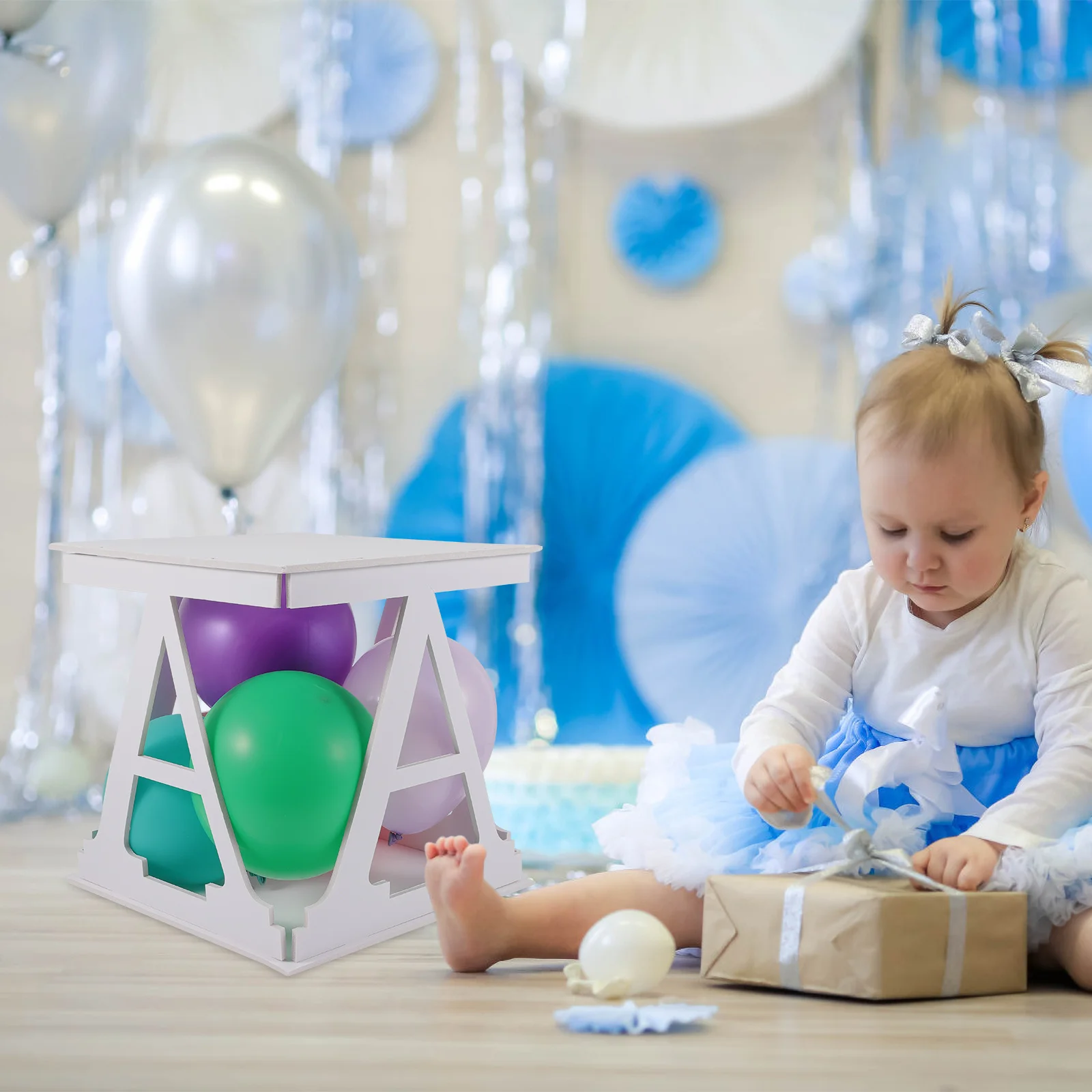 

Balloon Box Letter A Plastic Lightweight Storage Party Decoration Wedding Birthday Baby Shower Festival Balloon Support