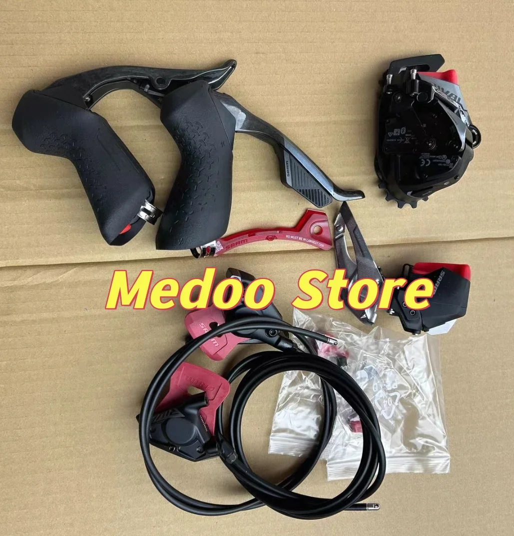 

Группа RIVAL AXS E1, 2*12S, тормоз переключения передач + передний переключатель + задний переключатель + зарядное устройство + аккумуляторы