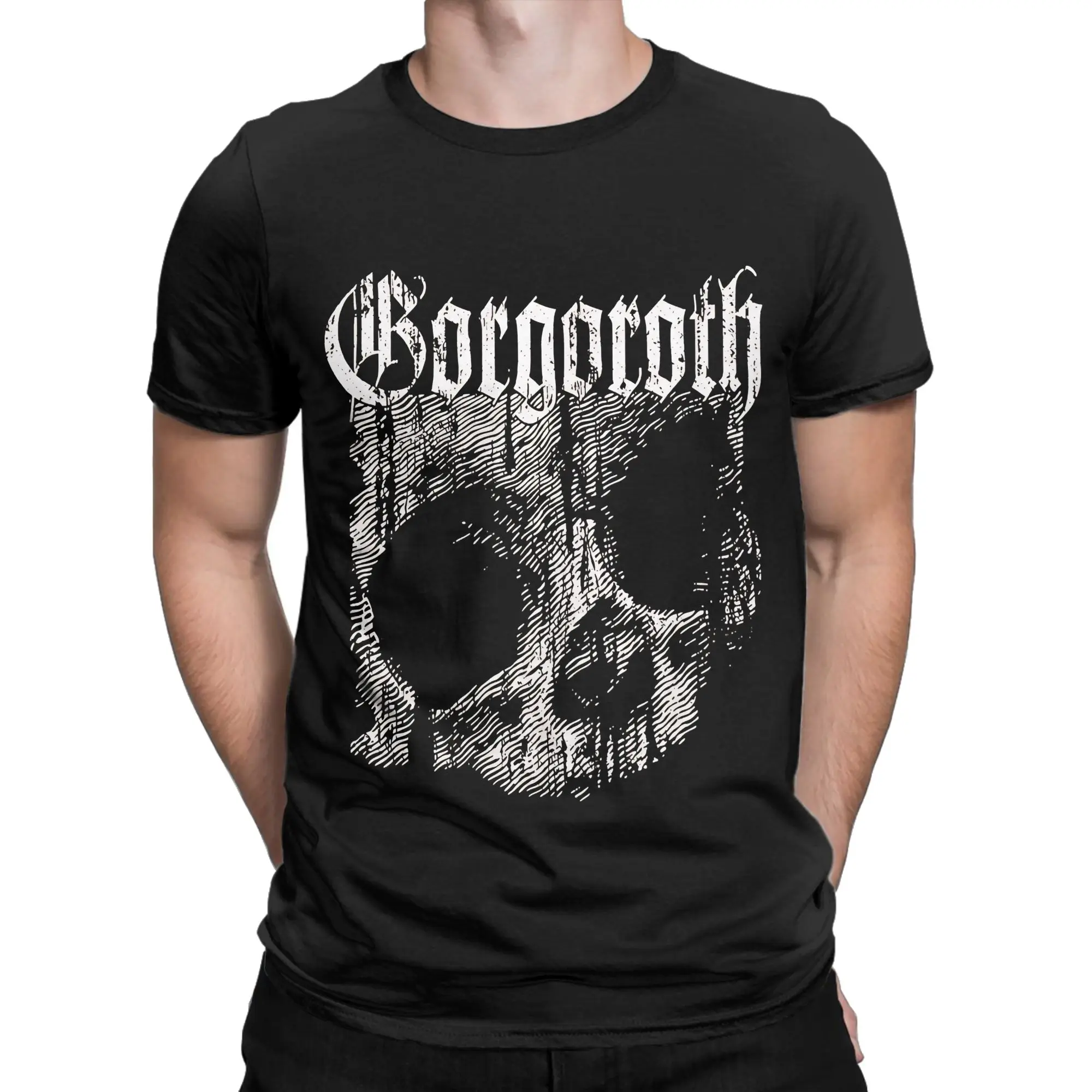 gorgoroth new Novelty 100% Cotton T-Shirt Deicide Tees Tops For Men