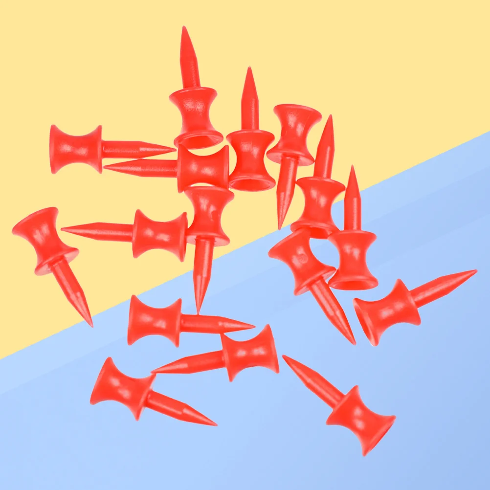 50 قطعة 30 مللي متر جولف تيز الأحمر البلاستيك ذات الطابقين الكرة المحملة دائم خفيفة الوزن للخارجية القيادة المدى ممارسة إكسسوارات الغولف