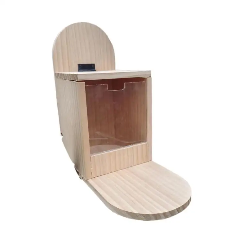 

Wooden Squirrel Feeders For Outdoors Chipmunk Feeder For Outdoor Small Animal Picnic Table Food Feeding House For Outside House