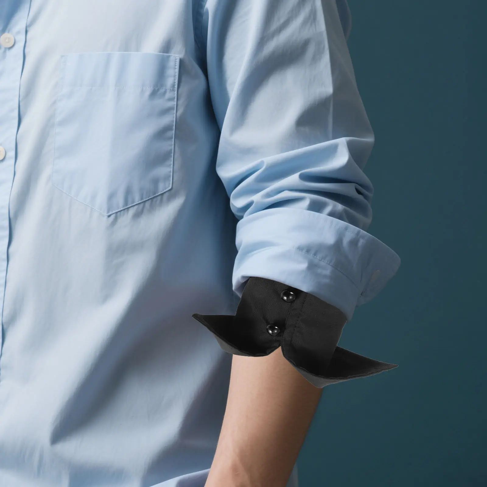1Pair Cotton Detachable Wrist Cuffs False Sleeve Fashion Shirt Cuffs Comfortable Breathable Sleeve Accessories for Professional