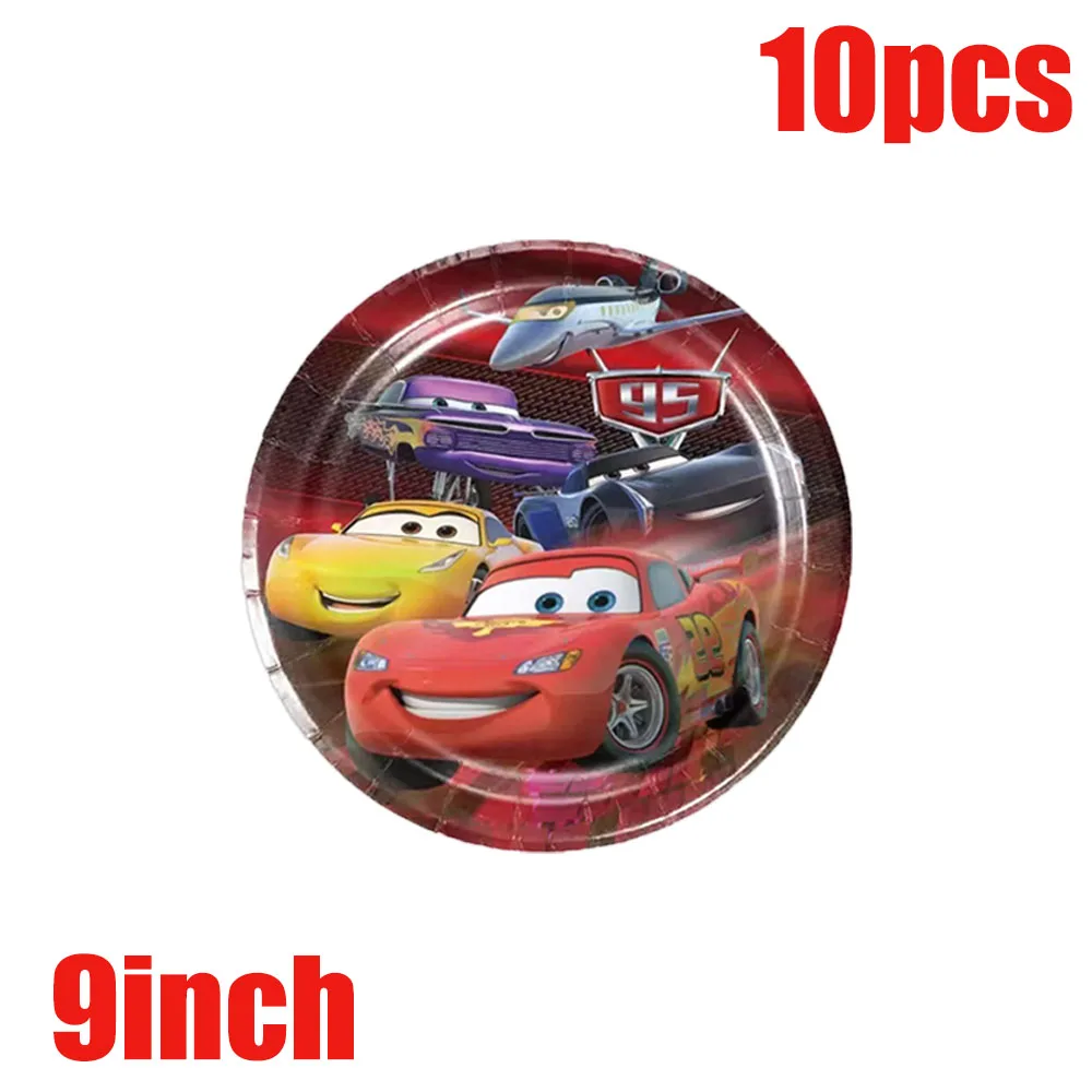 لوازم حفلات السيارات الجديدة من Lightning McQueen أدوات مائدة للاستعمال مرة واحدة لبدء موسم المدرسة هدايا الحفلات لديكور حفلات أعياد الميلاد للأطفال