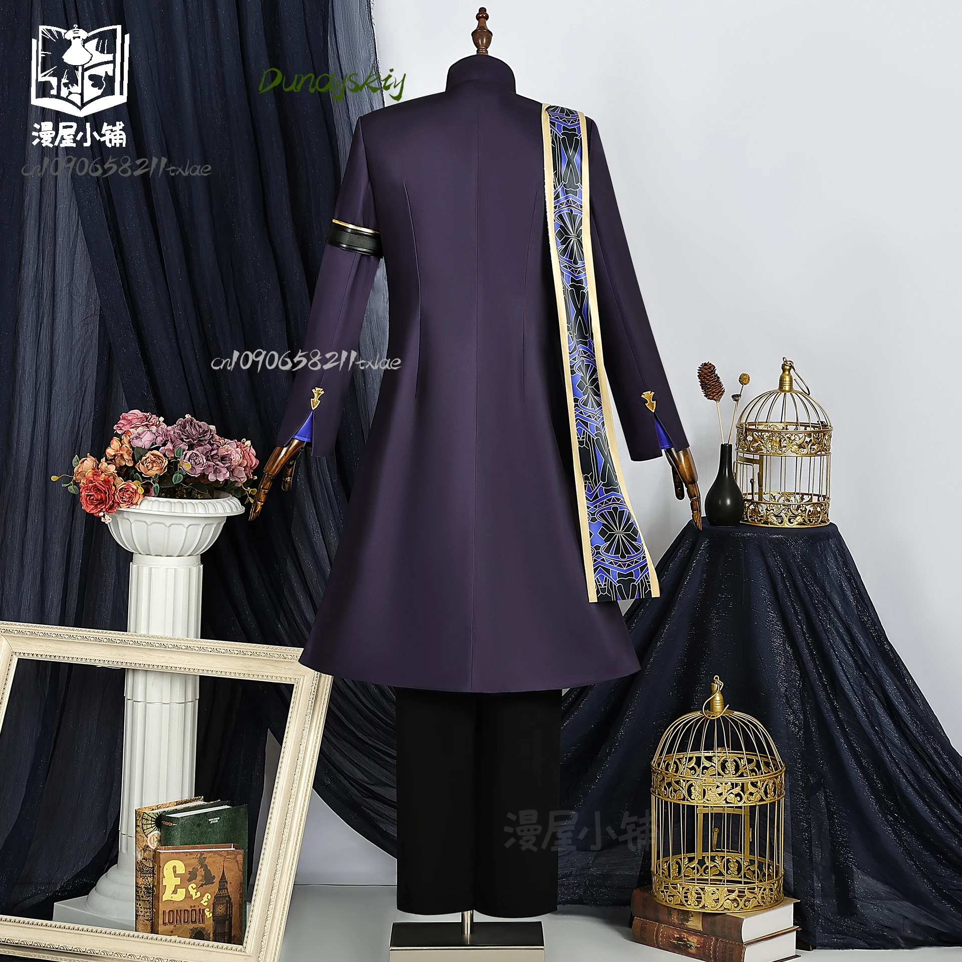 مجموعة أزياء جينشين إمباكت سينو التأثيرية، زي كرنفال منتصف الليل، شعر مستعار لشخصية لعبة الرسوم المتحركة جاهز للهالوين