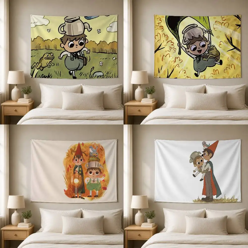 Over the Garden Wall Decorative Hanging Flag with Grommets for Garage Bedroom Dorm Wall Decor