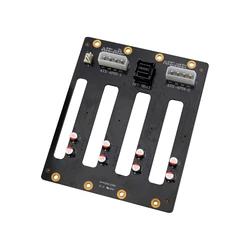 Server Backplane 4SAS 7+7+15Pin 8643 HDD Adapter Motherboard SSD SATA Hard Disk Molex 4pinX2 Power supply 3pin Fan Header Circui