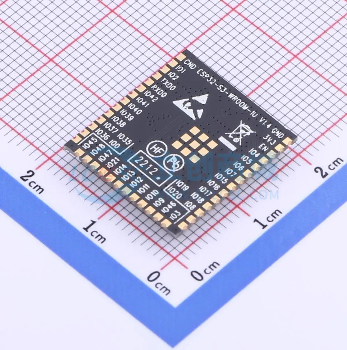 3pcs ESP32-S3-WROOM-1U-N16 Wireless Communication Module for Embedded Control Systems C2980298