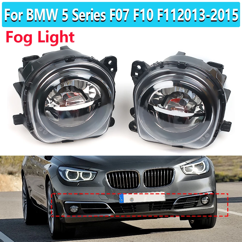 63177311293 Car Fog Lamp Front Bumper LED Fog Light Fog Lamp For BMW 5 Series F07 F10 F11 LCI 528i 535i 550i 2013 2014 2015