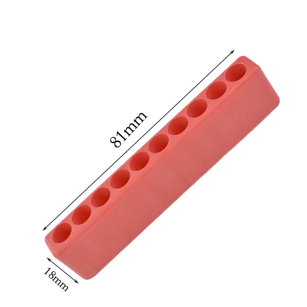 Organizer For Screwdriver Bits Drill Bit Screwdriver Case Bit Organizer Plastic Construction Lightweight Compact Design