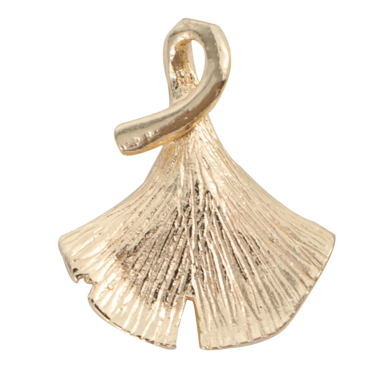 

5Pcs Metal Gingko Leaf DIY Pendant Spacer Beads Creative Jewelry Making Accessories for Necklace Bracelet Dangle Charms