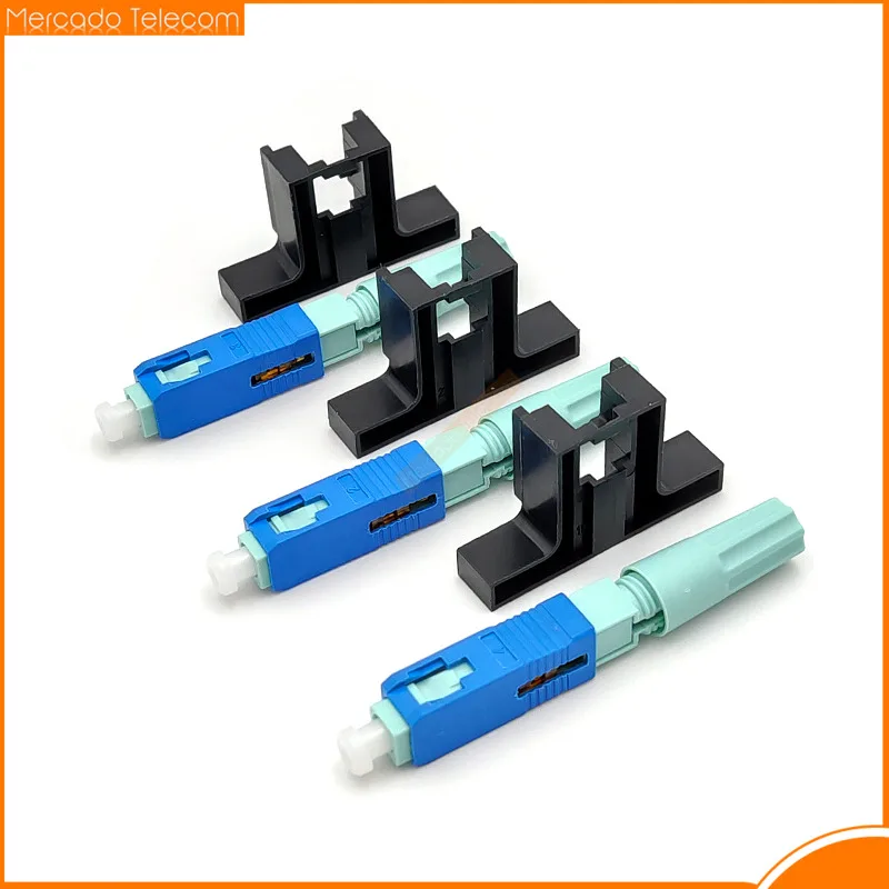 High quality 58MM SC APC SM Single-Mode Optical Connector FTTH Tool Cold Connector Tool Fiber Optic Fast Connnector Best price