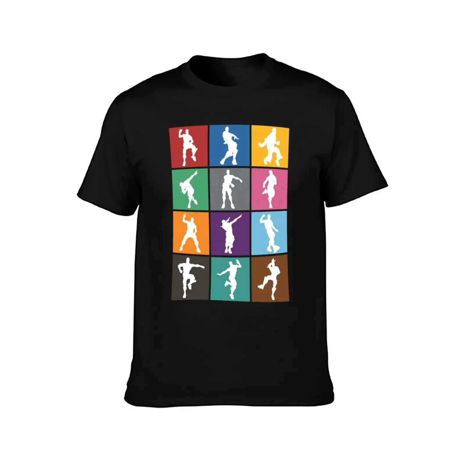Battle Royale Victory Dance Rainbow lattice Funny Classic T-Shirt Sporty Breathable Short Sleeve T-Shirt