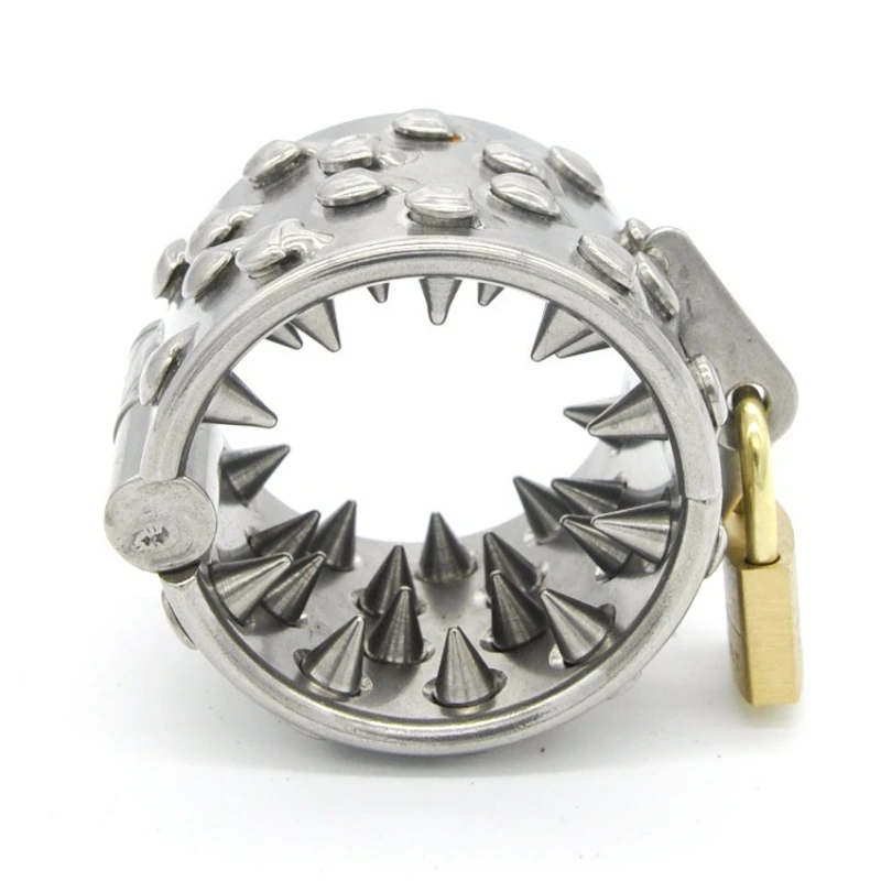 Weight bearing scrotal ring, thorn pendant, restraint, stretching training, metal stainless steel SM training, male and female