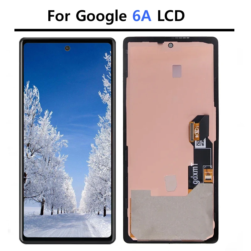 AMOLED Screen For Google Pixel 6A LCD Tested Pixel6a GX7AS GB62Z G1AZG LCD Display Touch Digitizer Assembly Repair Parts