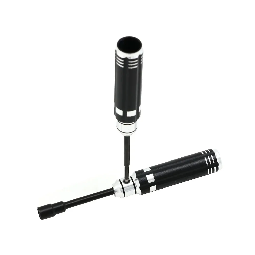 7PCS Short Handle RC Hex Screwdriver Nut Driver & Phillips Screwdriver Tool Set Allen Wrenches, Socket For RC Mini Crawler Car