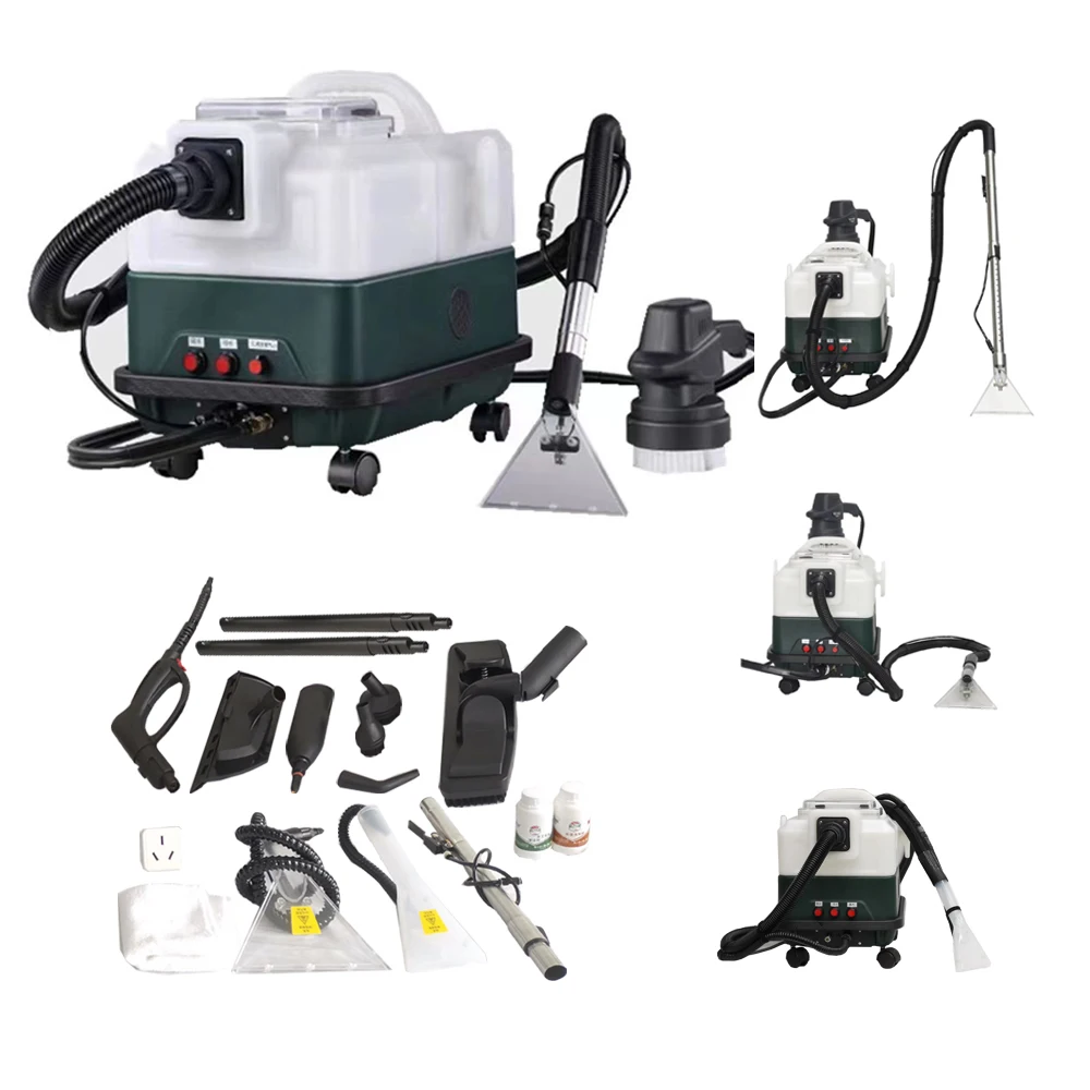 YYVAC 2000W Steam Cleaning Machine Wet and Dry Carpet Vacuum Cleaner Multifunction Low Moisture Carpet Extractor