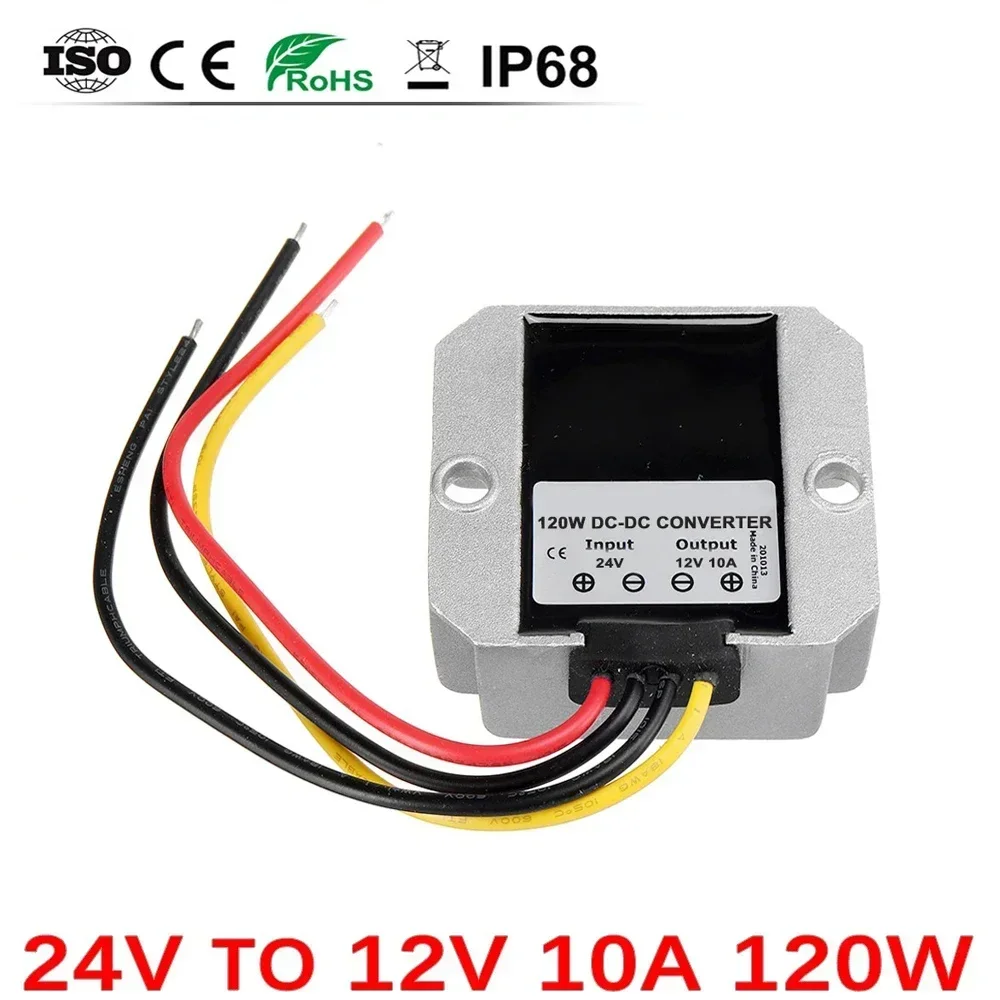 20V-90V to 12V 5A 10A Regulator Car Truck Supply 24V 36V 48V 60V 72V DC Power Converter Buck 12 Volt Voltage Transformer CE
