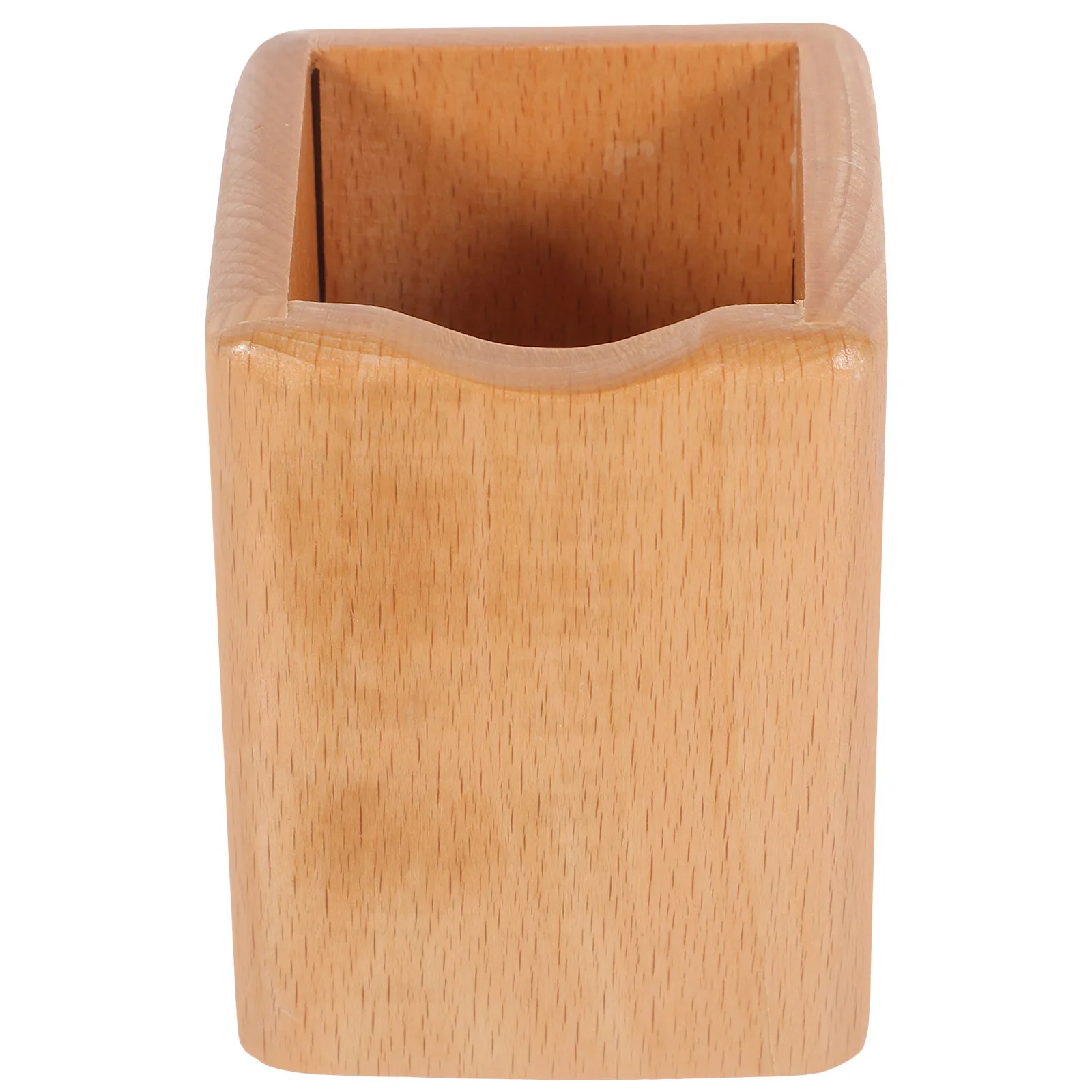 Wooden Pen Holder Large Capacity Desk Organizer For Pens Pencils Markers Makeup Brushes Stationery Storage Container