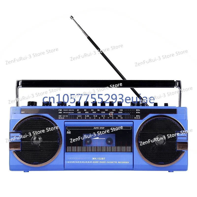 New four-band recorder, tape player, tape recorder, radio USB SD card with Bluetooth function