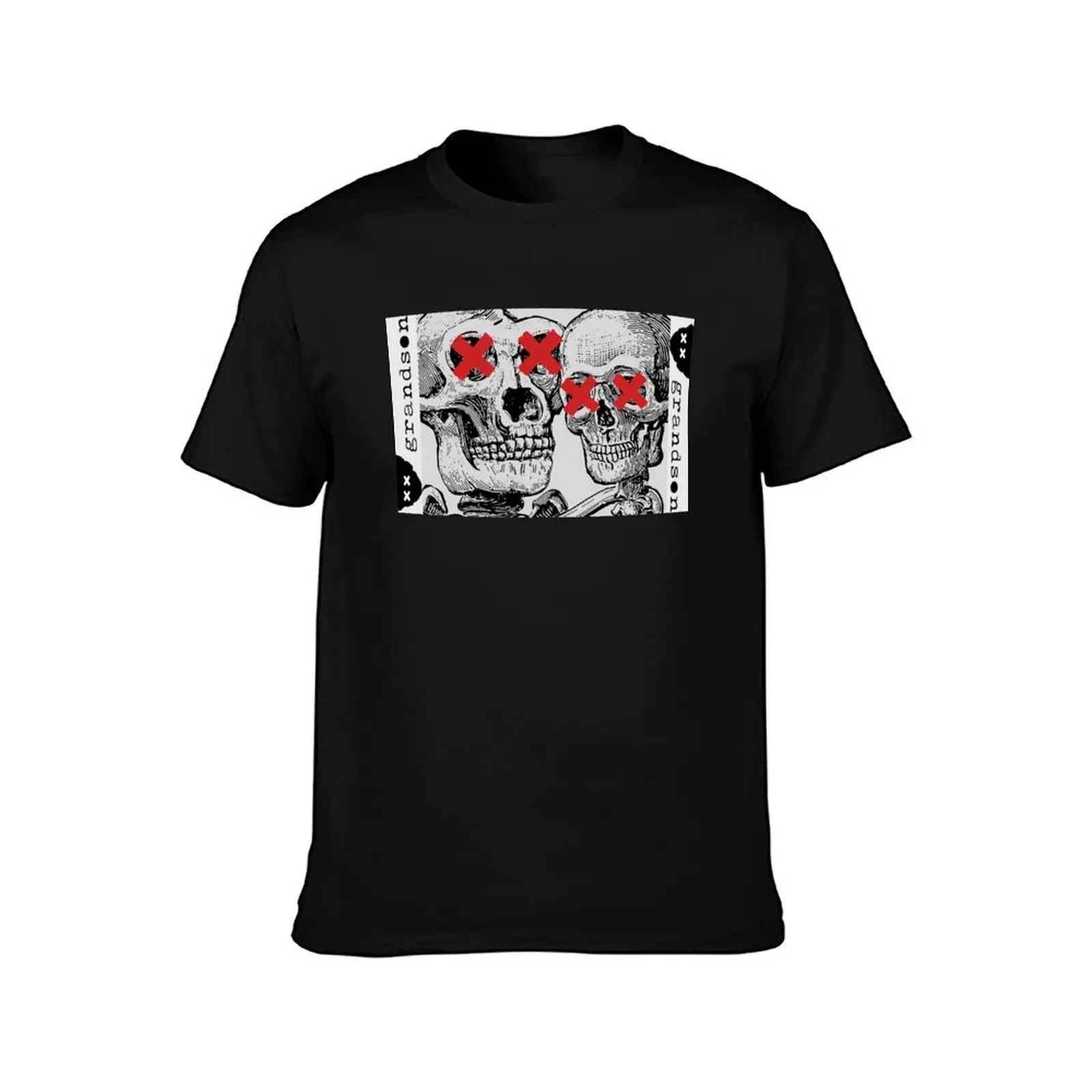Grandson Best Friends T-Shirt Summer Casual Cotton Tee Oversized Streetwear Tops Vintage Graphic Print Unisex Men Women