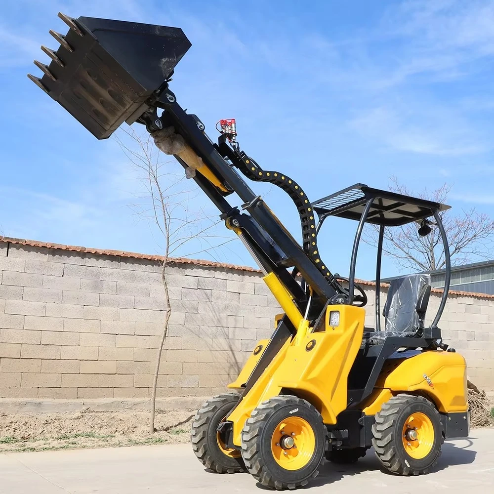 Mini Telehandler Telescopic Forklift 1.5 Ton Compact Front Shovel Boom Wheel Loader China Manufacturer