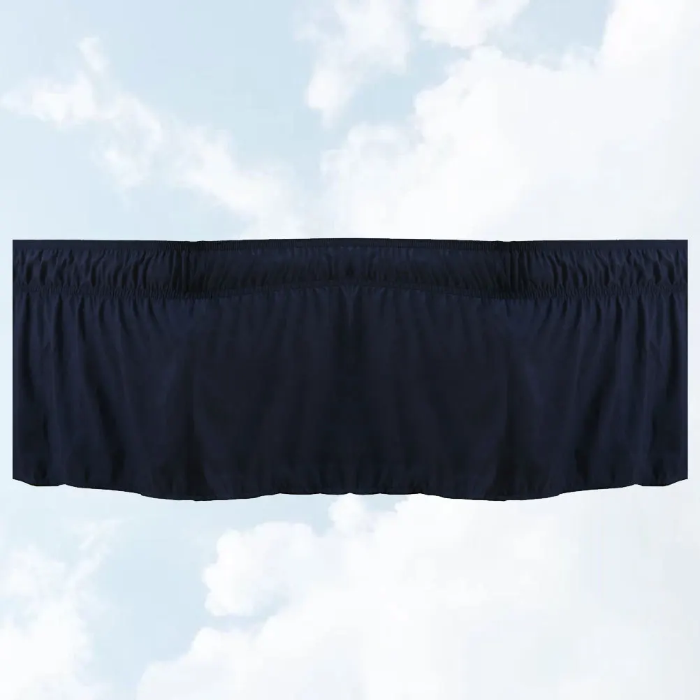 

MERRYHAPY Solid Color Adjustable Elastic Pleated Ruffled Valance