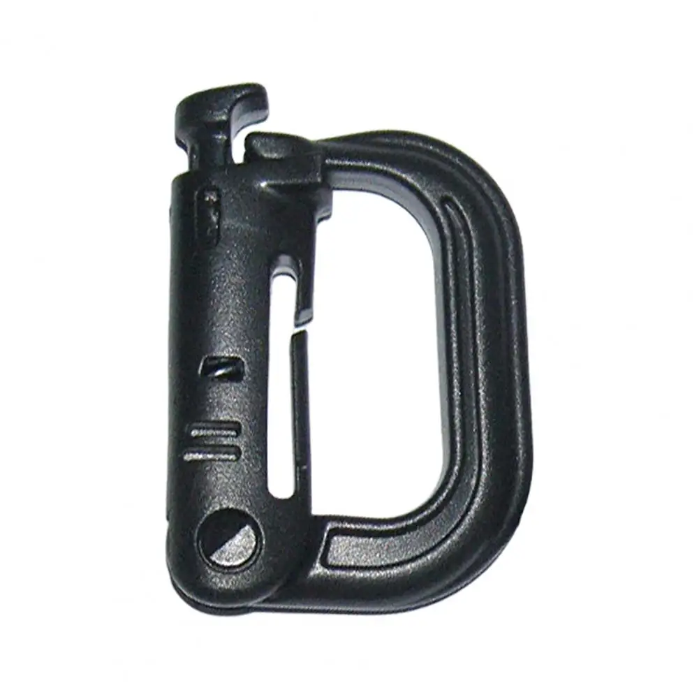 Practical Backpack Shackle Carabiner Hook Plastic Climbing Carabiner Shackle Outdoor D-ring Carabiner for Outdoor