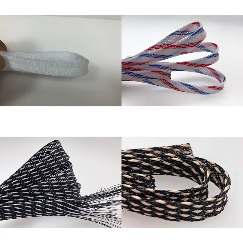 for Sleeve Cable Management Protector Flat Width 6mm White Sheath