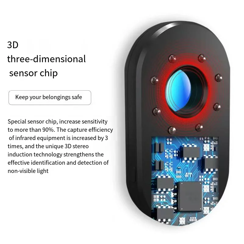 Anti-camera weapon! Infrared camera detection alarm Portable wireless anti-eavesdropping device privacy security protection