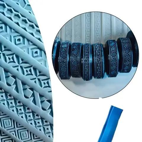 Rodillo de sello de arcilla de inspiración egipcia, rueda de textura en relieve, herramienta de fabricación de cerámica para manualidades y artes DIY