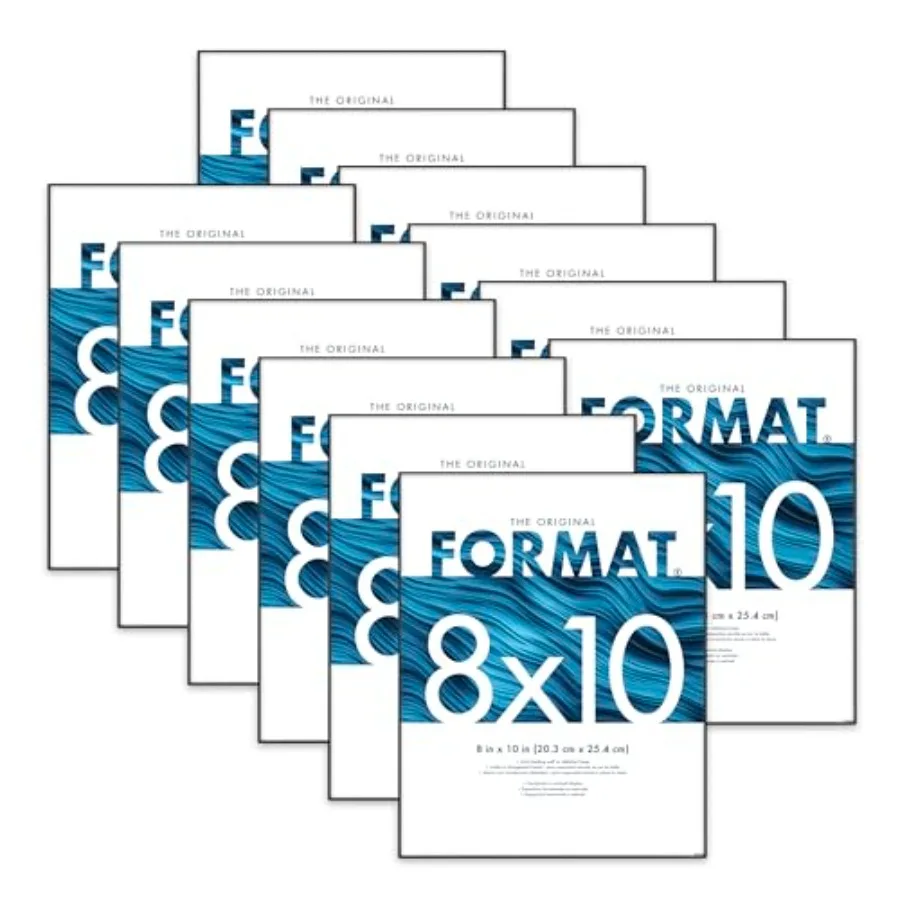 

Format Picture Frame Vertical and Horizontal Wall Hangg or Tabletop Easel for Photos and Art Prts