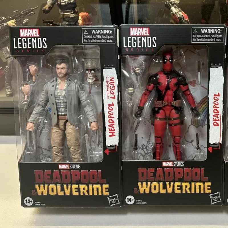 Original Marvel Anime Figure Deadpool 3 Series Deadpool And Wolverine 6-Inch Logan Action Figure Collectibl Toys Gift