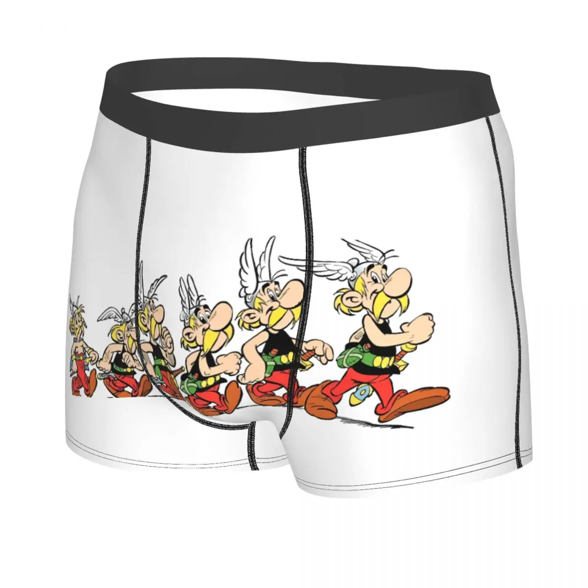 복서 팬티 반바지 아스테릭스와 오벨릭스 도그마틱스 팬티 남성 편안한 속옷 옴므 남자 남자친구 선물