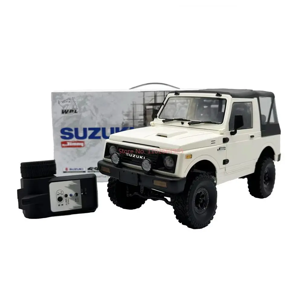 Wpl C74-1 1/10 Pełna skala Jimny 4wd Symulacja wspinaczki Pilot zdalnego sterowania Pojazd terenowy Open Top Edition Zabawka dla dzieci