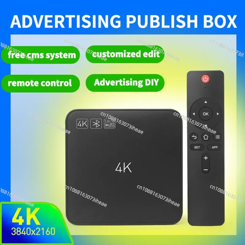 advertising media player remote control app stick player digital signage menu display box