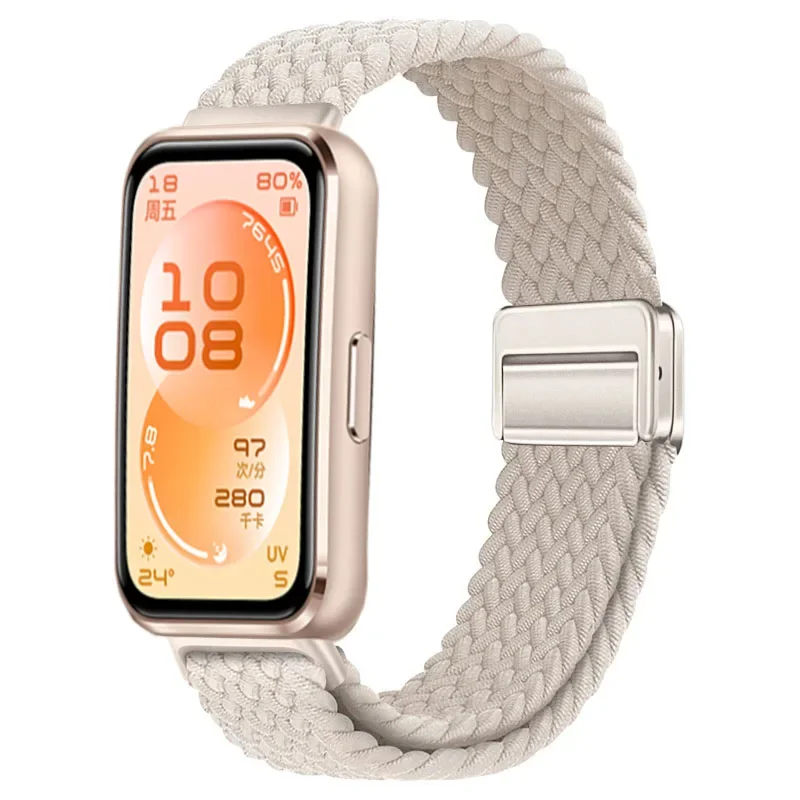 Offizielles geflochtenes Nylon-Schlaufenarmband für Huawei Band 11/11 Pro, Armband mit magnetischer Schnalle für Huawei Band 8/9/10/11/11 Pro – Detail 18