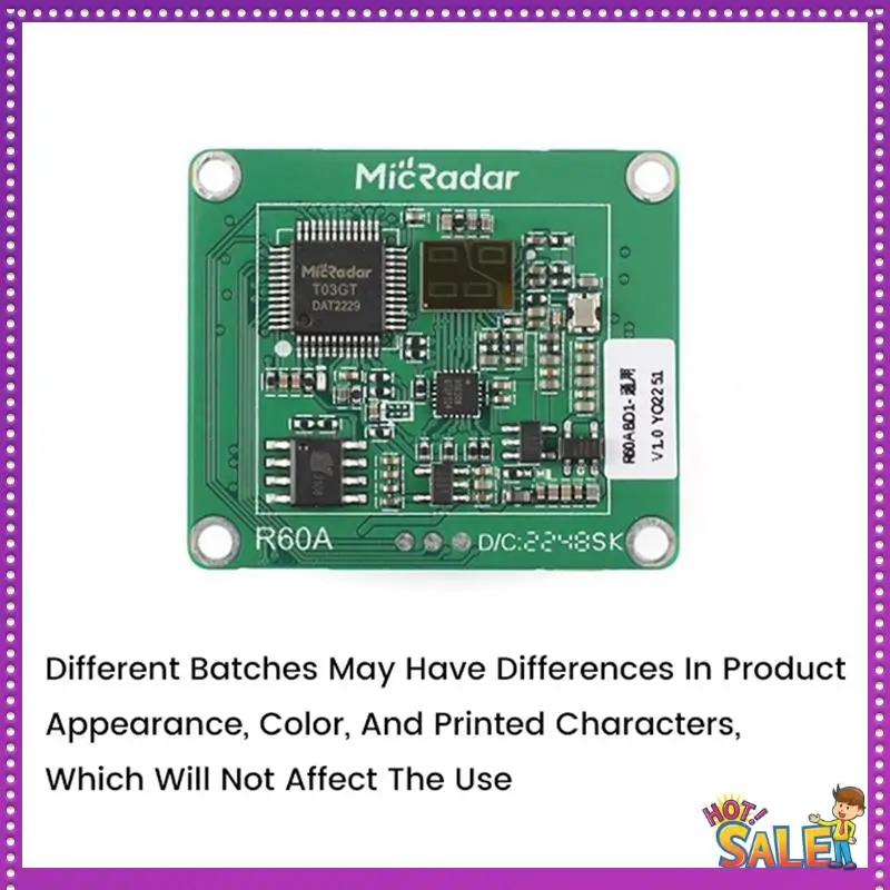 AA87 цельный R60ABD1 60G миллиметровый радарный модуль мониторинга сна многофункциональный портативный