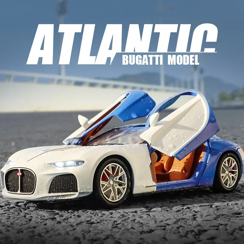 1:24 Bugatti Atlantic Sports car High Simulation Diecast Car Metal Alloy Model Car Children\'s toys collection gifts