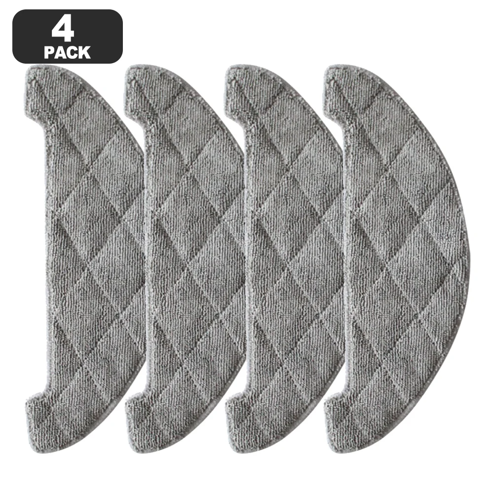 4/10PCS Washable Reusable Mop Cloth For Coredy R750Pro & R758Pro Robot Vacuum Cleaner Mop Cloth Accessories