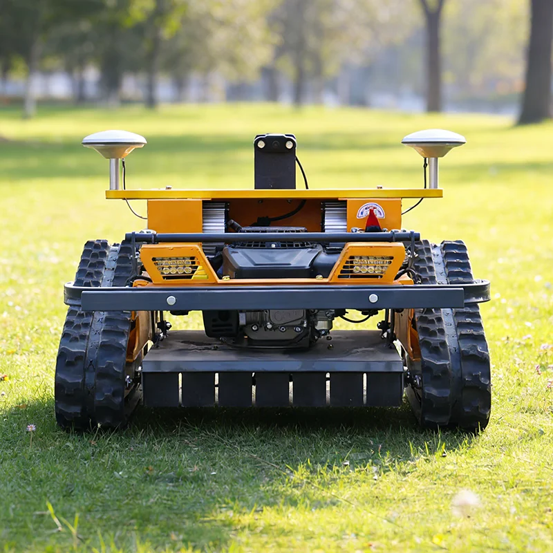 

Customized New wireless lawn mower robot with a cutting range of 550mm and a global positioning system