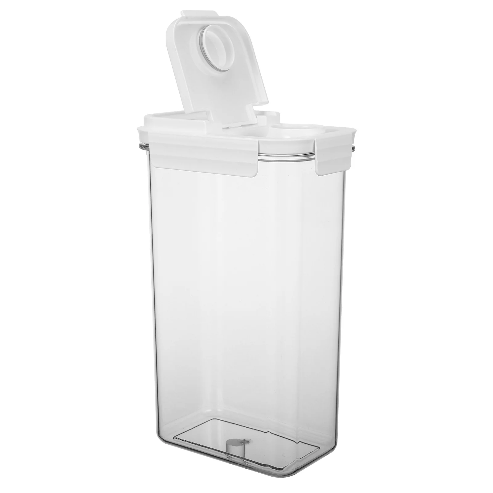 حاوية تخزين المعكرونة الشفافة محكمة الغلق، مخزن المطبخ، علبة كبيرة للنودلز، حامل طعام الحبوب، حاوية الحبوب