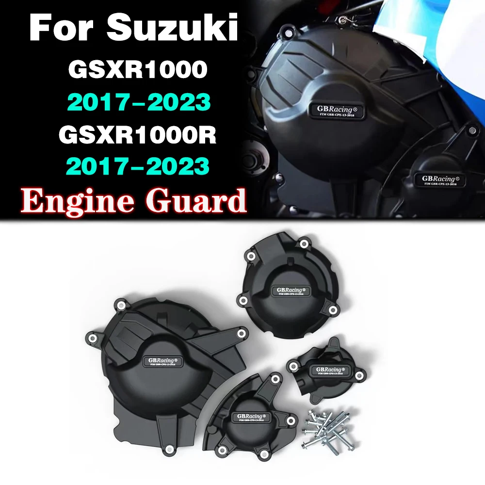 

Для Suzuki GSXR1000 GSX-R1000 GSXR1000R 2017 2018 2019 2020 2021 2022 мотоциклов GBR acing Защитная крышка двигателя