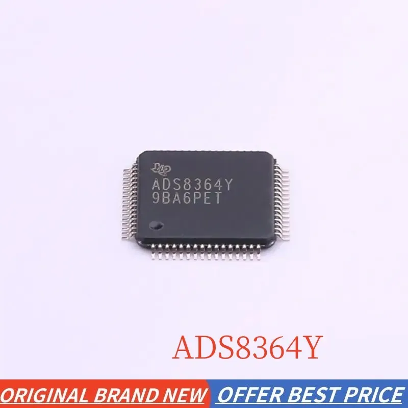 IN STOCK ADS8364Y QFP-64 ADS8364 250kSPS 16-Bit 6-Channel Simultaneous Sampling ANALOG-TO-DIGITAL CONVERTERS Chips ic