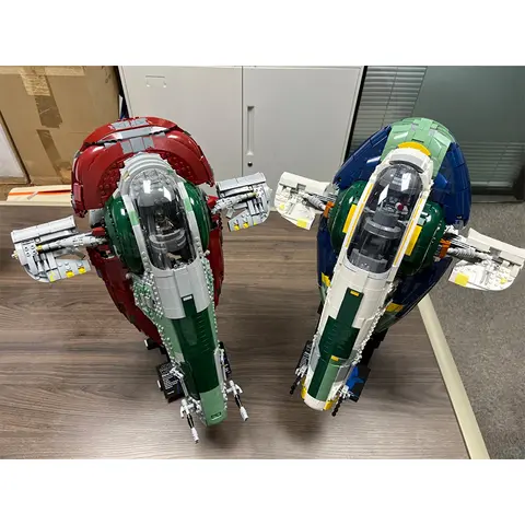 Technical Spaceship Stars Fighter Slave I Building Blocks Jango Fett's Starship Space Assemble Bricks Toys Gifts For Kids Adults